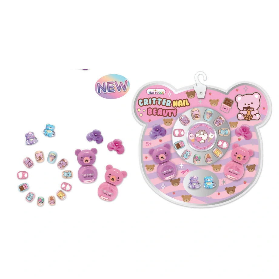 Hot Focus Critter Nail Beauty