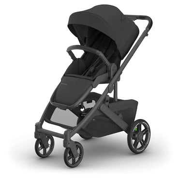 UPPAbaby Cruz V3 Stroller Jake Charcoal Black Leather (Black)