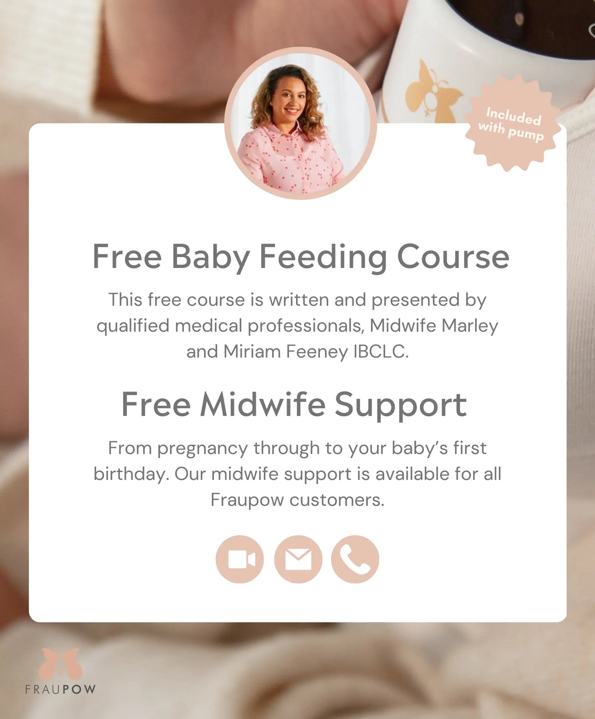 Fraupow Viva Pro Breast Pump | Hands-Free | Biomimetic Technology