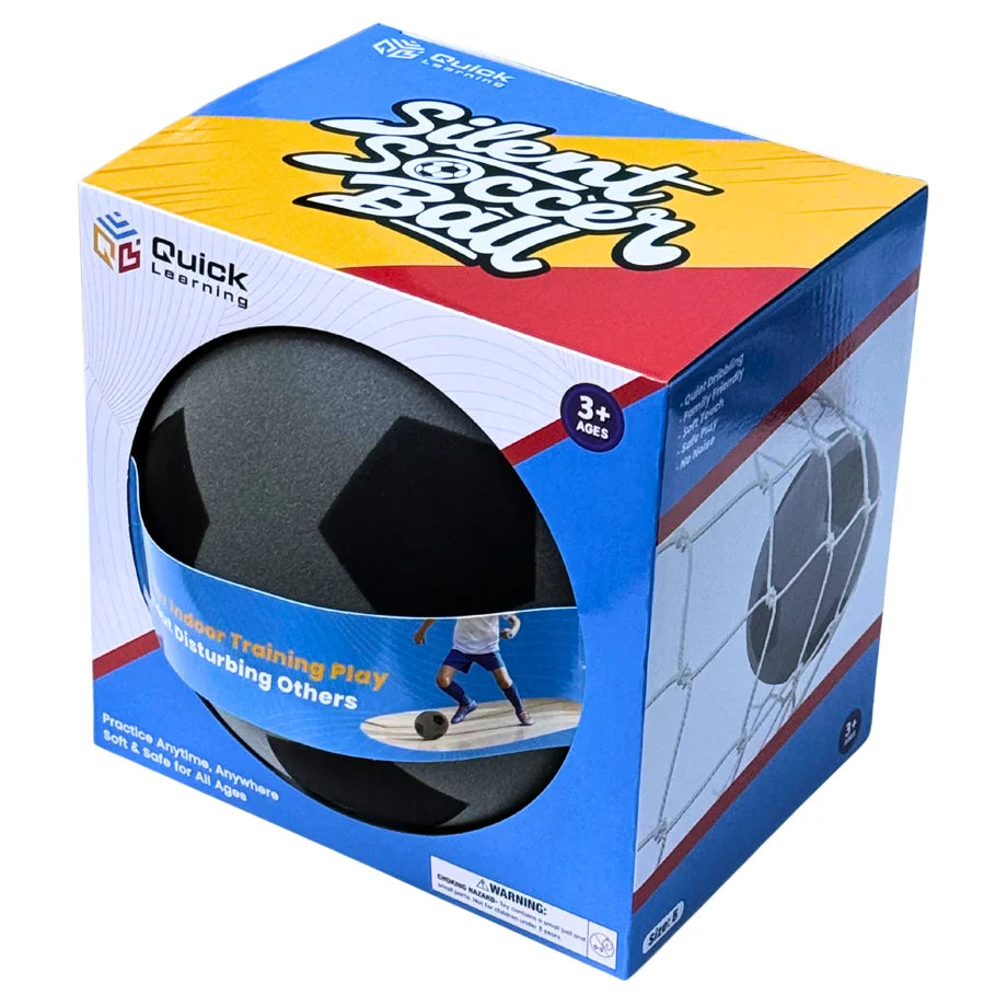 Quick Learning Silent Soccer Ball, Size 5