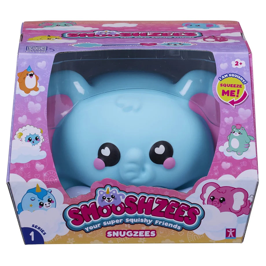 Smooshzees 6.8 Inch Snugzees Elephant (Luna)