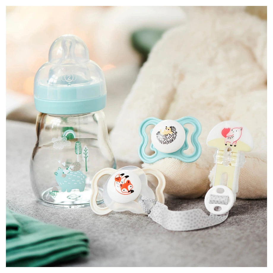 Mam Baby Clip-It! & Cover Clip - 0M+ Pack Of 2 (Sealife Pink)