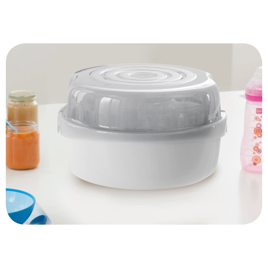 Mam Baby Microwave Steam Sterilizer - 0M+ Pack Of 1 (White)