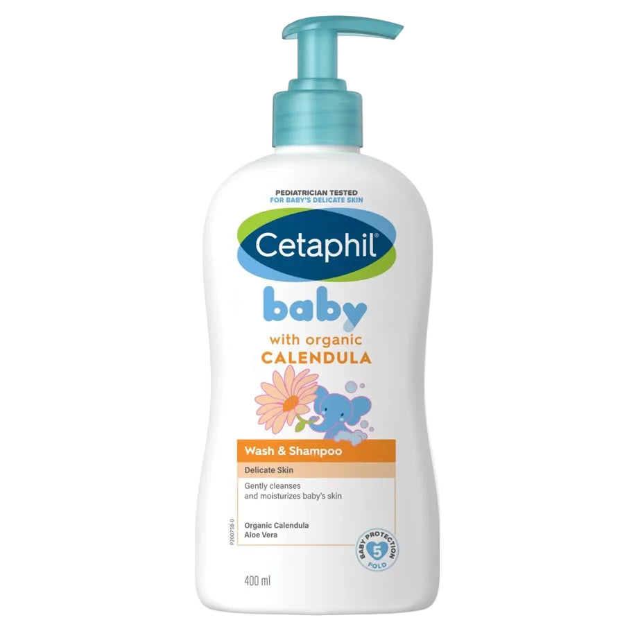 Cetaphil Baby Calendula Wash & Shampoo (400ml)