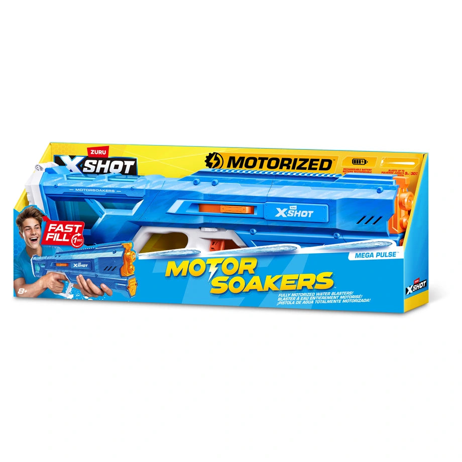 ZURU X-Shot Fast-Fill Mega Pulse S1 Motorized Water Blaster (6Pcs)