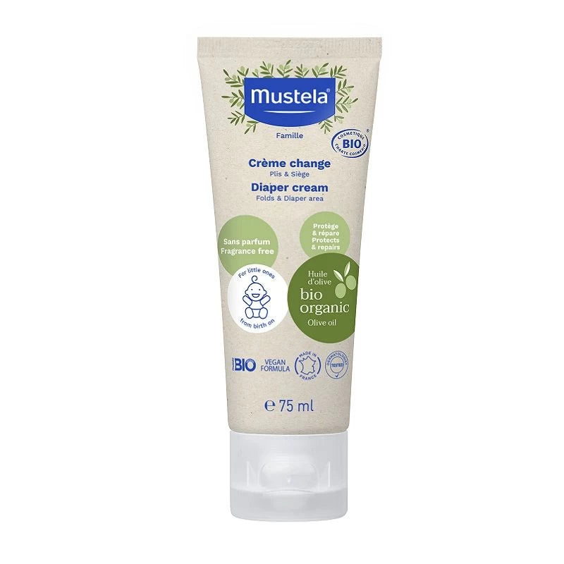 Mustela Gb Organic Certified Diaper Cream 75Ml