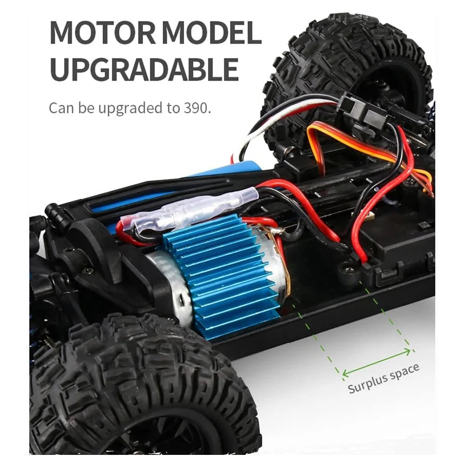 Sam Toys Range Rider Afterglow High Speed RC Truck (1:16, Black/Orange)