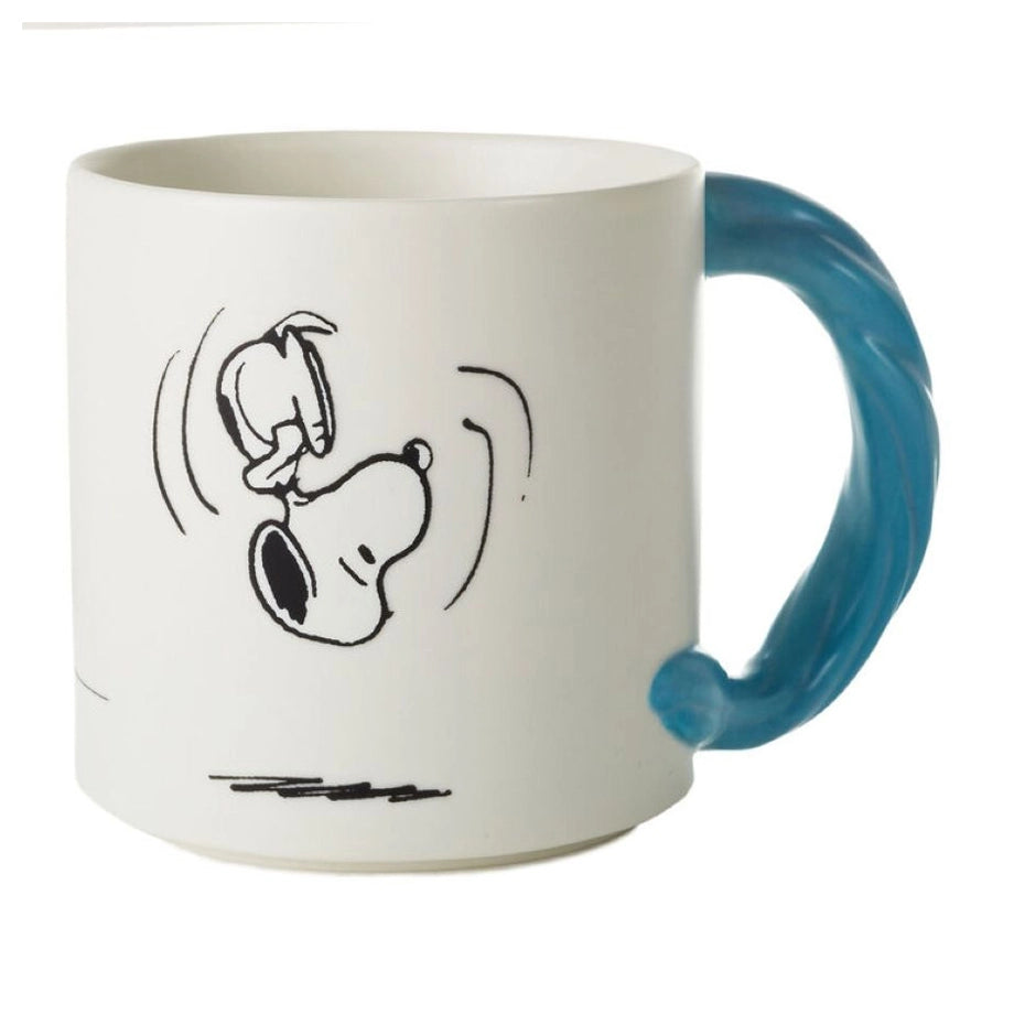 Hallmark Peanuts Linus and Snoopy Dimensional Blanket Mug (17.5 oz)