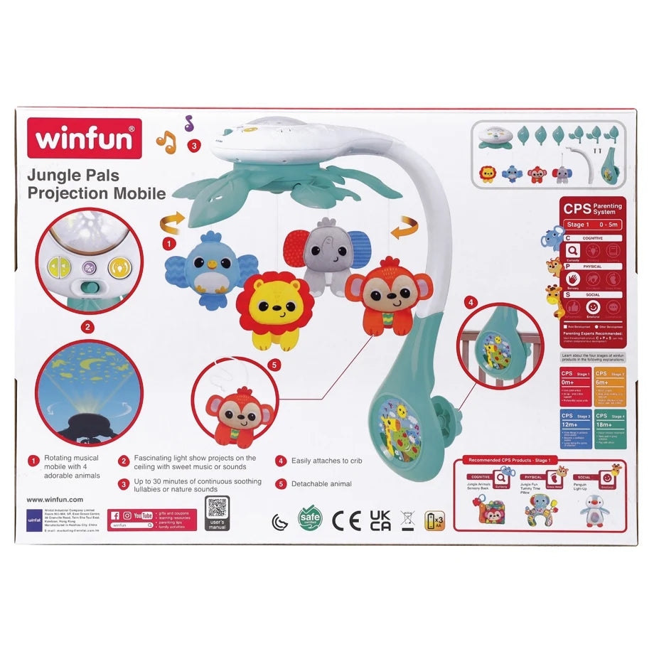 Winfun Jungle Pals Projection Mobile