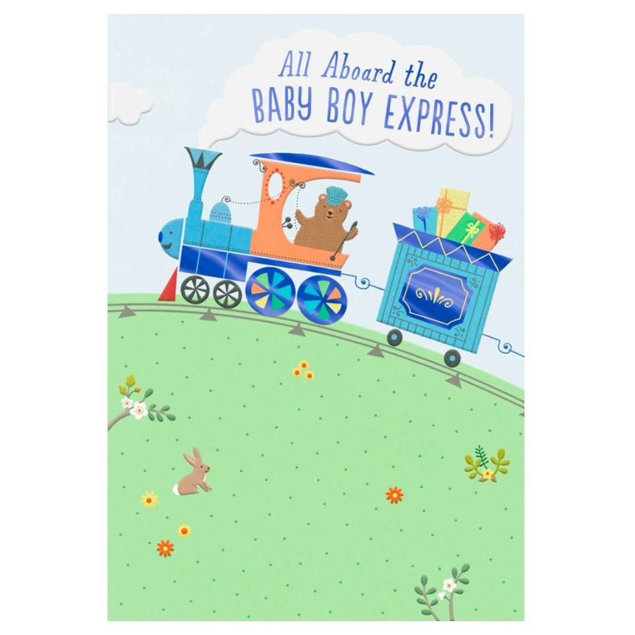 Hallmark Baby Shower All Aboard the Baby Boy Express!