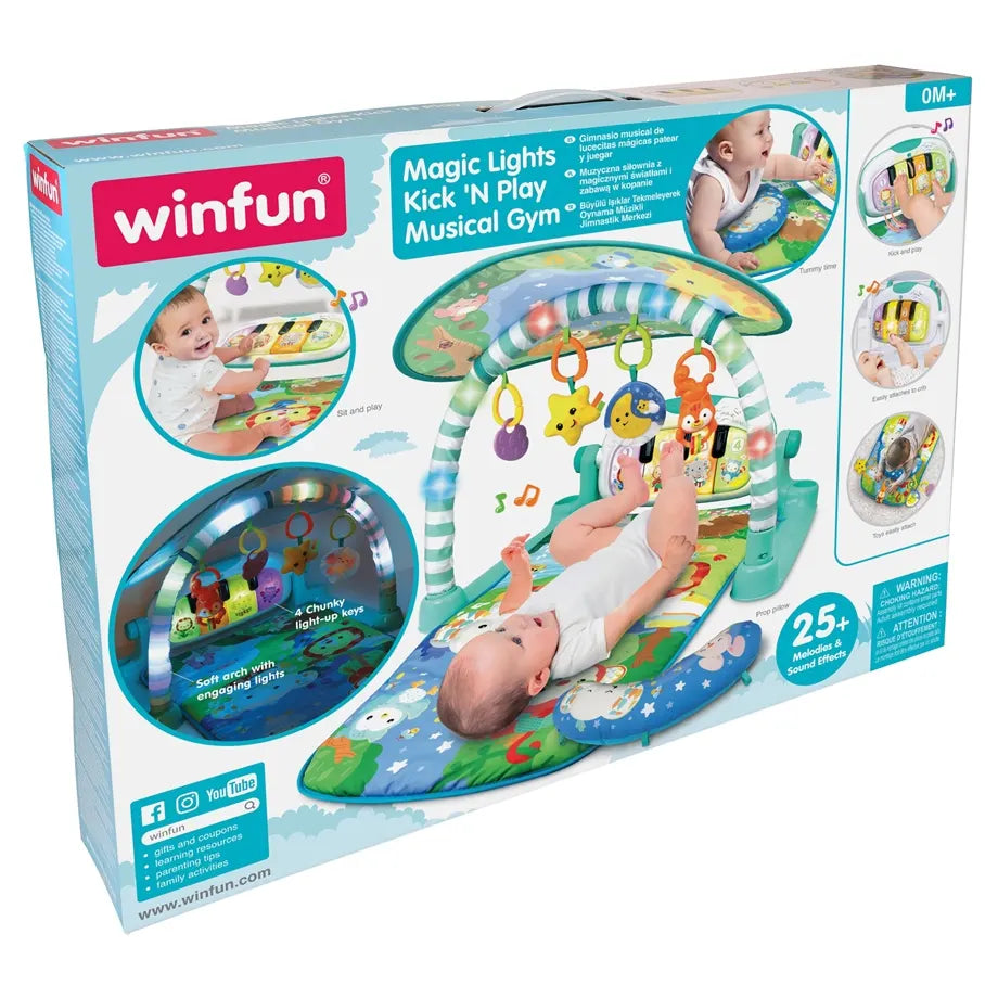 Winfun Magic Lights Kick 'N Play Musical Gym