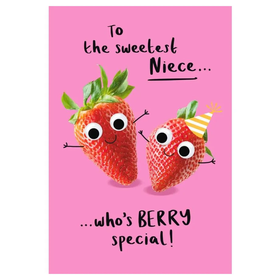Hallmark Happy Birthday! To the Sweetest Niece Who’s Berry Special!