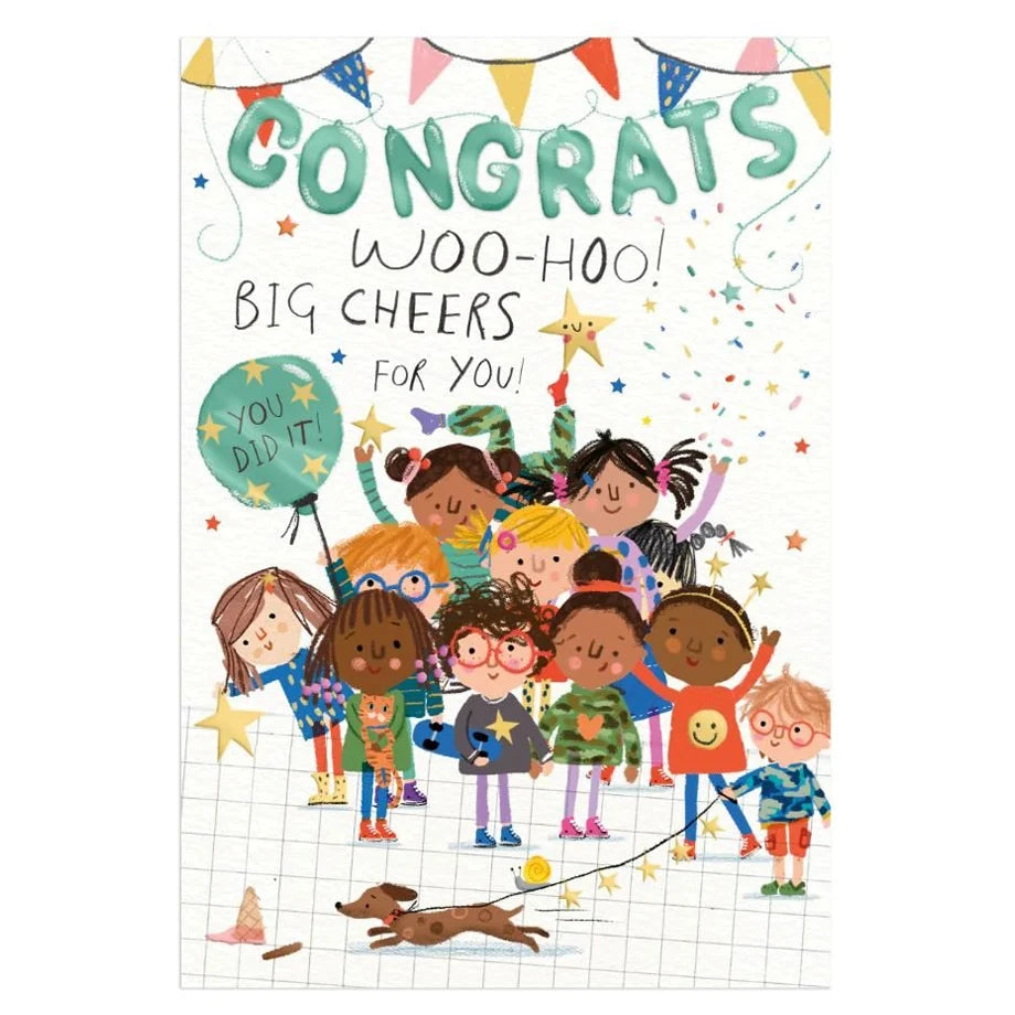 Hallmark Congrats! Woo-Hoo! Big Cheers for You! You Did It!