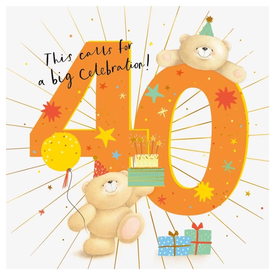 Hallmark 40th Birthday! This Calls for a Big Celebration!