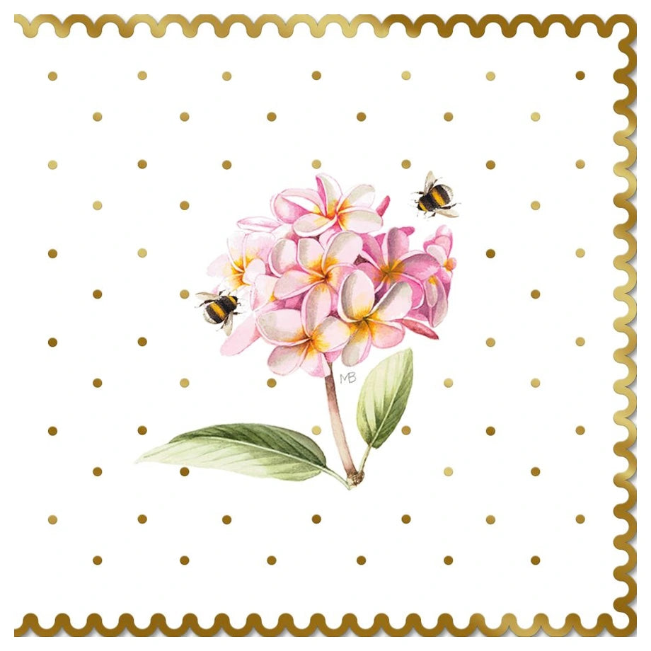 Hallmark Plumeria Flowers (Blank Card)