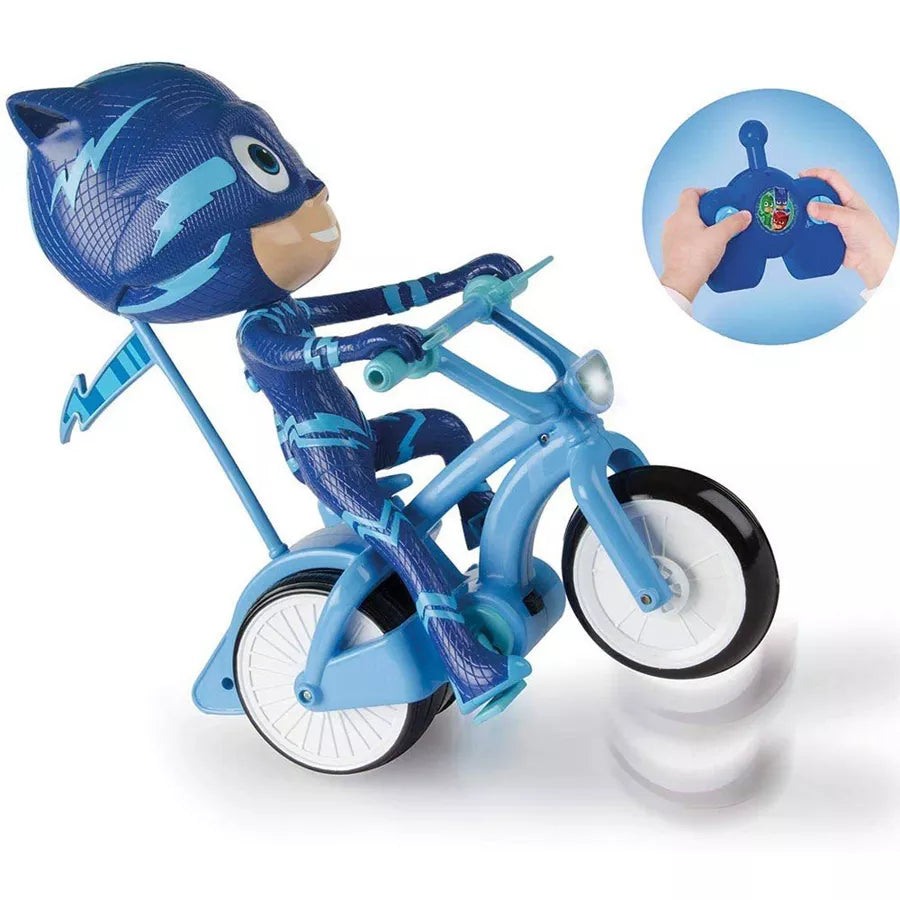 bell pj masks catboy mask bike helmet PJ Masks Catboy RC Wheelie Bike by Imc Toys