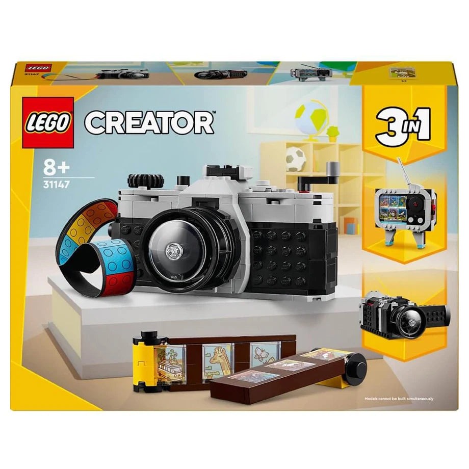 LEGO Creator Retro Camera 3-in-1 Toy 31147 Building Set (261 Pieces)