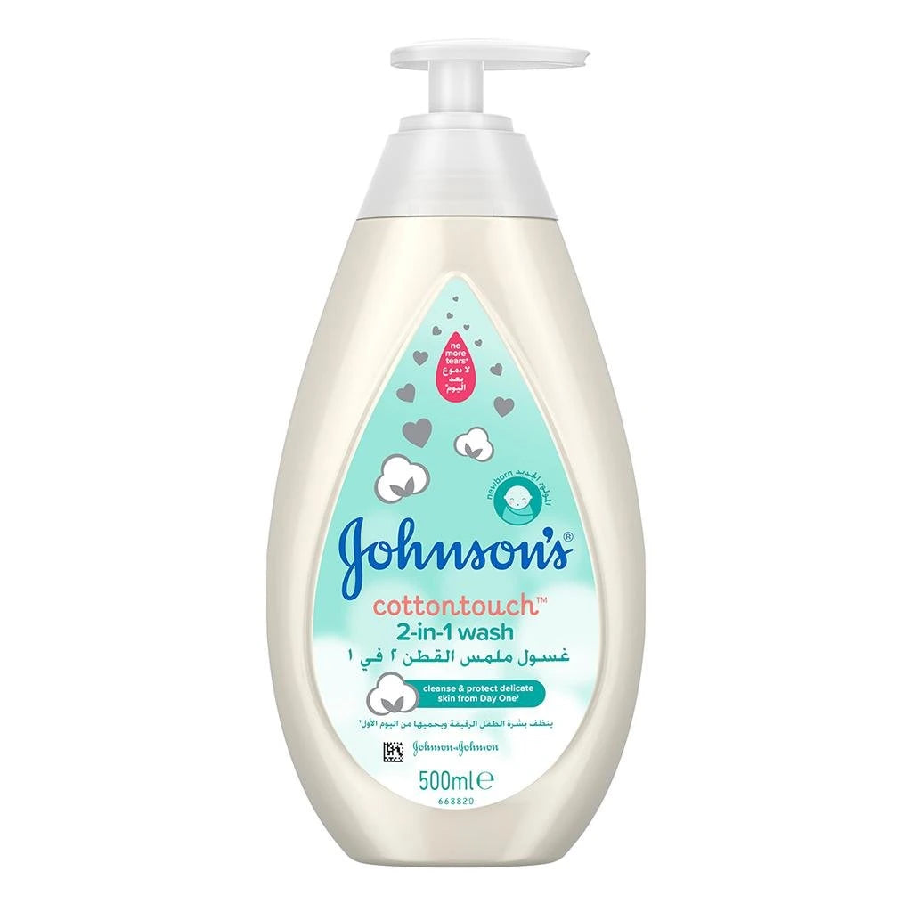 Johnson's Baby Cotton Touch 2in1 Wash 500ML