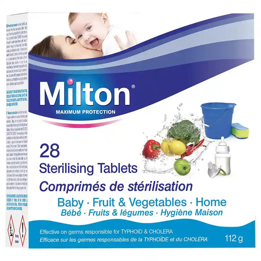 Milton Sterilising Tablets F&V - 28 Tablets