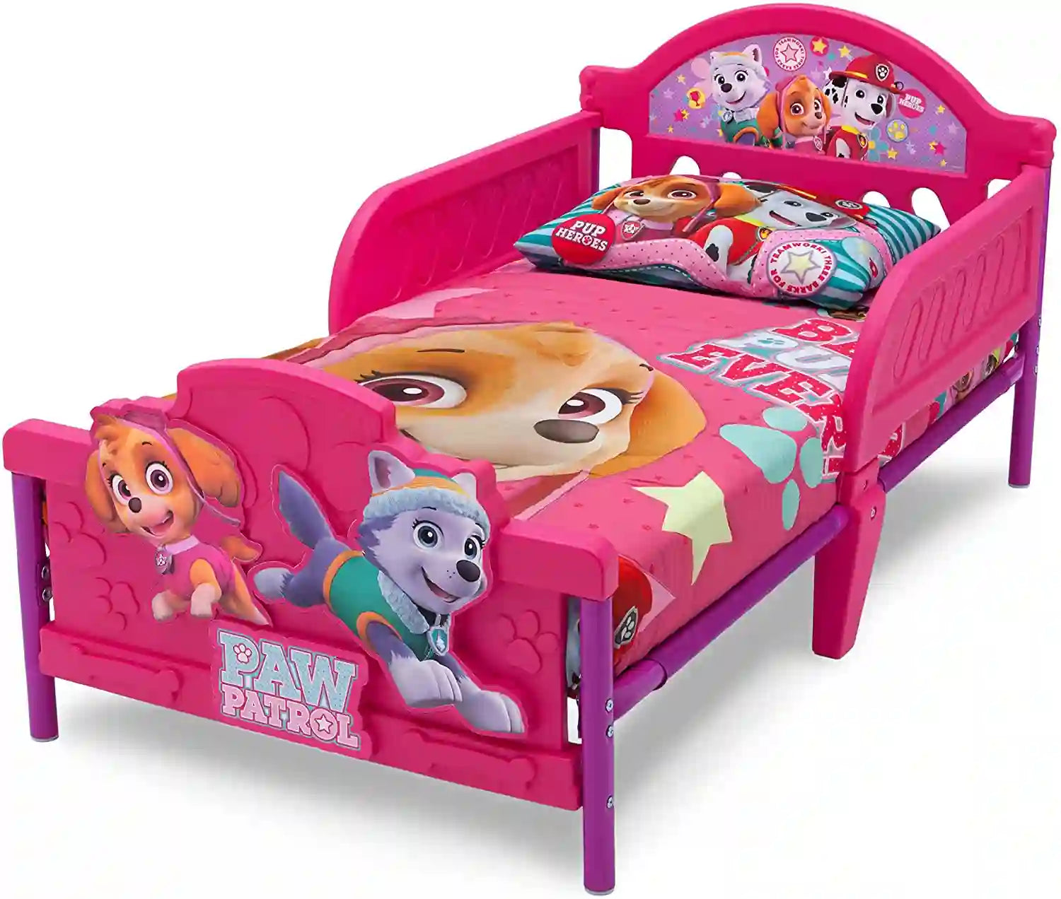 Paw Patrol Toddler Bed with Guardrail Best price at Halamama