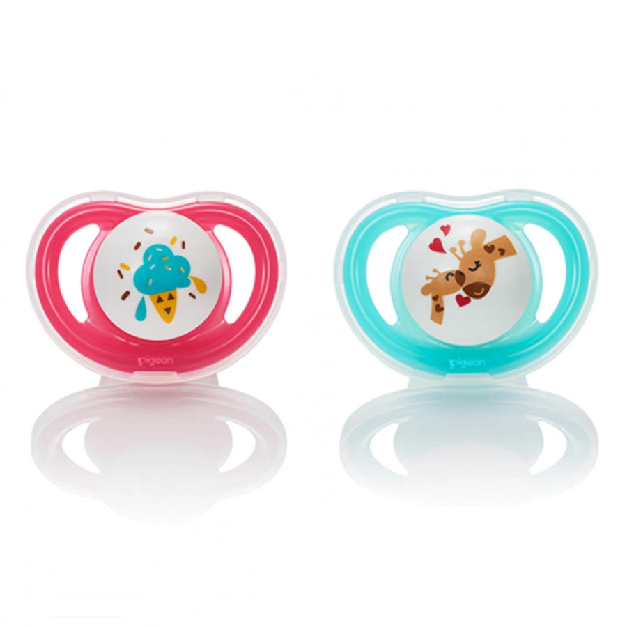 Pigeon Minilight Pacifier Double Girl Ice Cream Giraffe