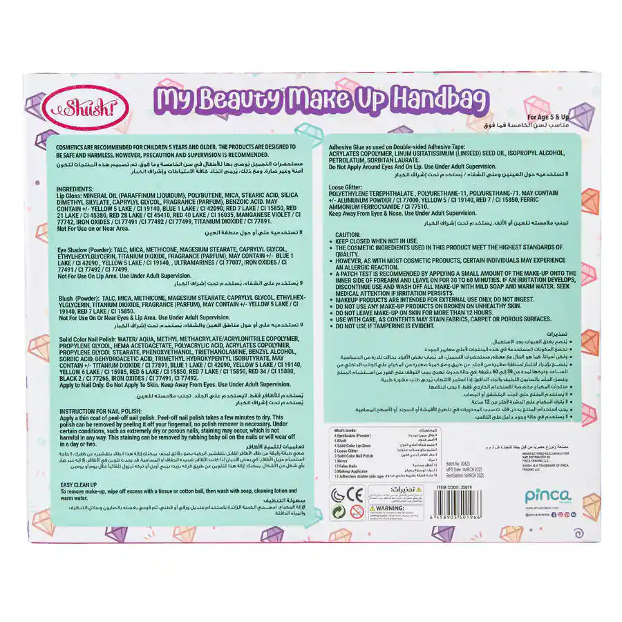 Shush My Beauty Makeup Handbag