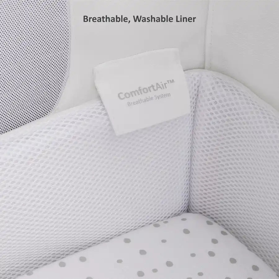 SnuzPod4 Bedside Crib (Rose White)