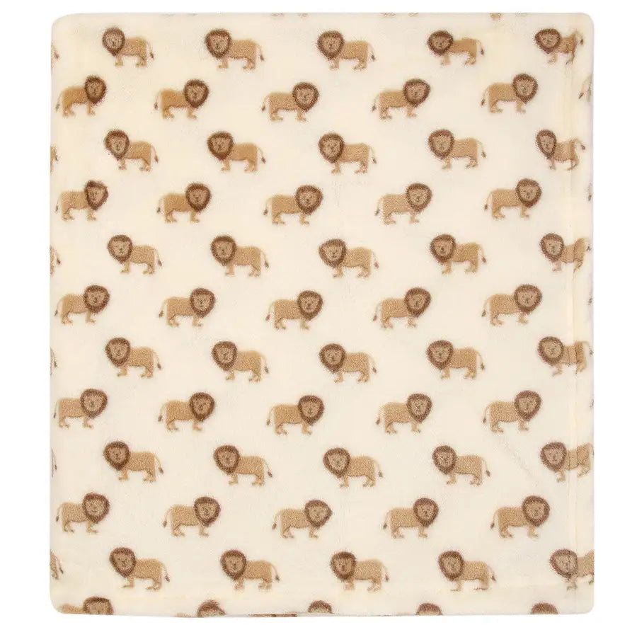 Hudson Baby Blanket 2pc And Security Blanket - Lion