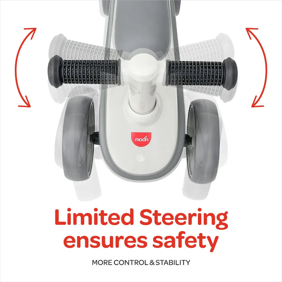 Moon Dasher Ride On Scooter (Grey)