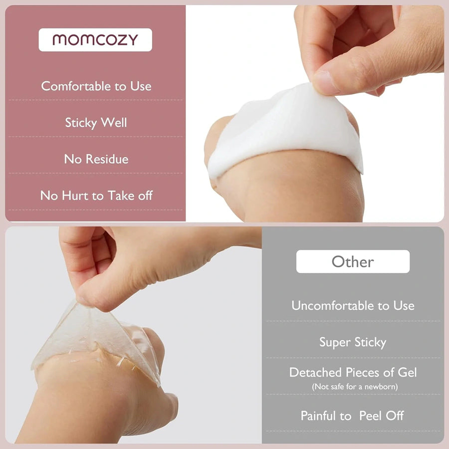 Momcozy Nursing Pads Cooling Instant Hydrogel Nipple Pads Relief For Sore Nipples