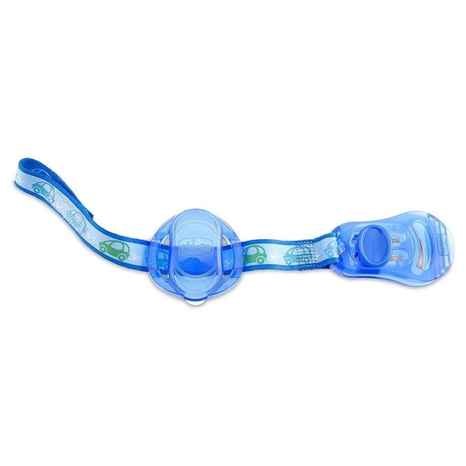 Chicco Clip With Teat Cover (Blue)