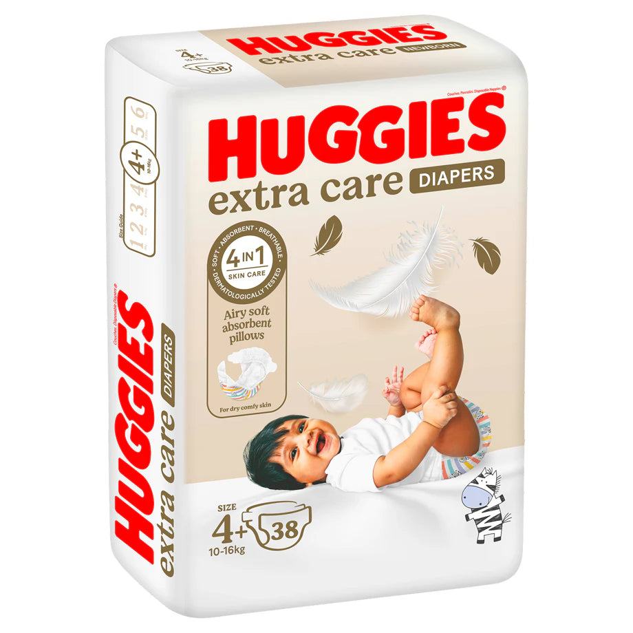 Huggies Diaper Extra Care Value Pack (Size 4+)