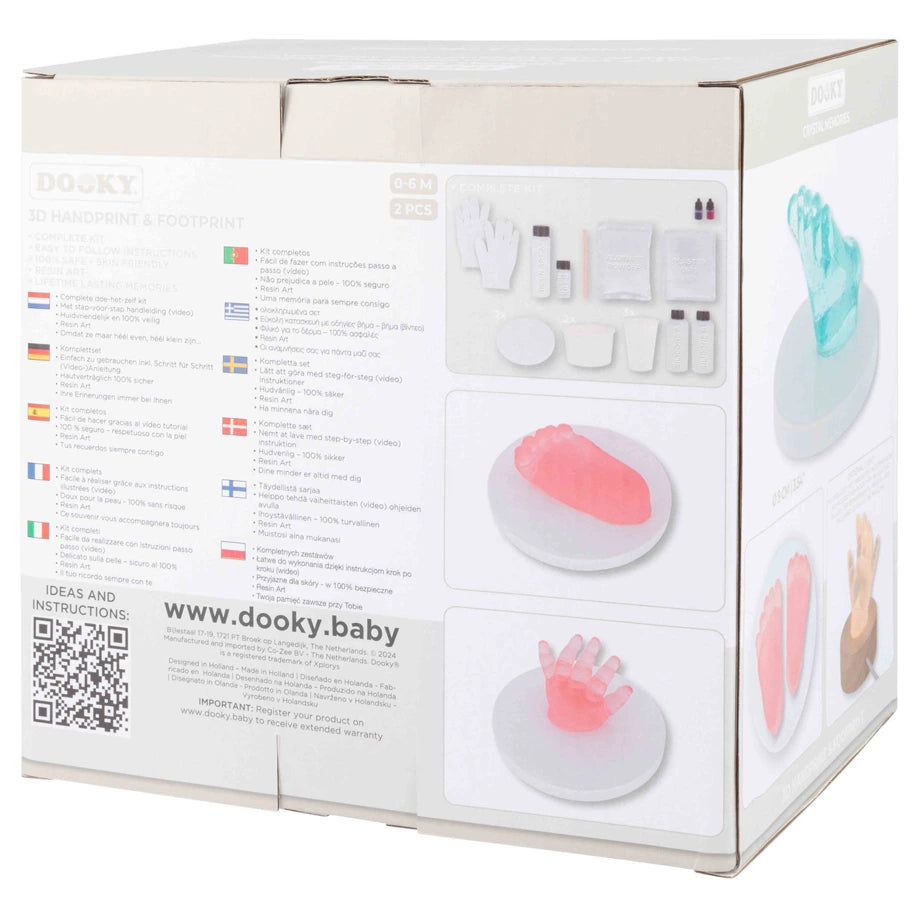 Dooky Crystal Memories 3D Hand & Footprint