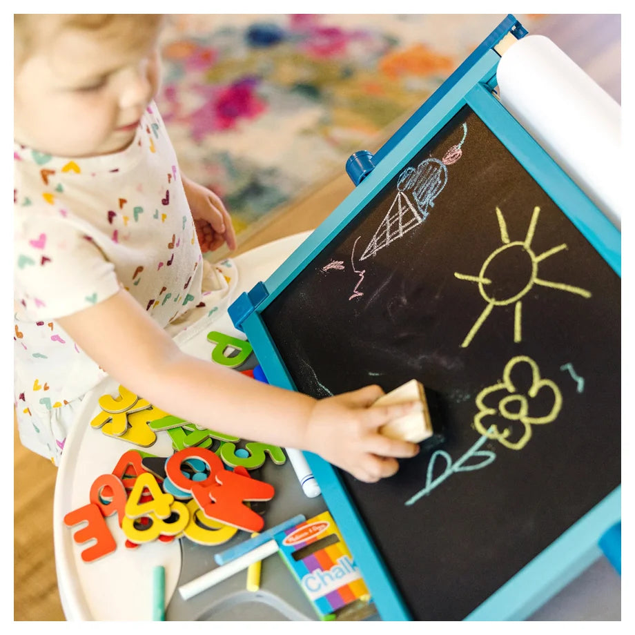 Melissa and Doug Double-Sided Magnetic Tabletop Easel