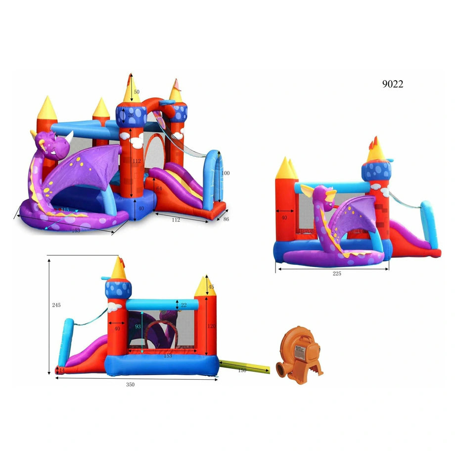 Happy Hop Dragon Quest Inflatable Bouncer