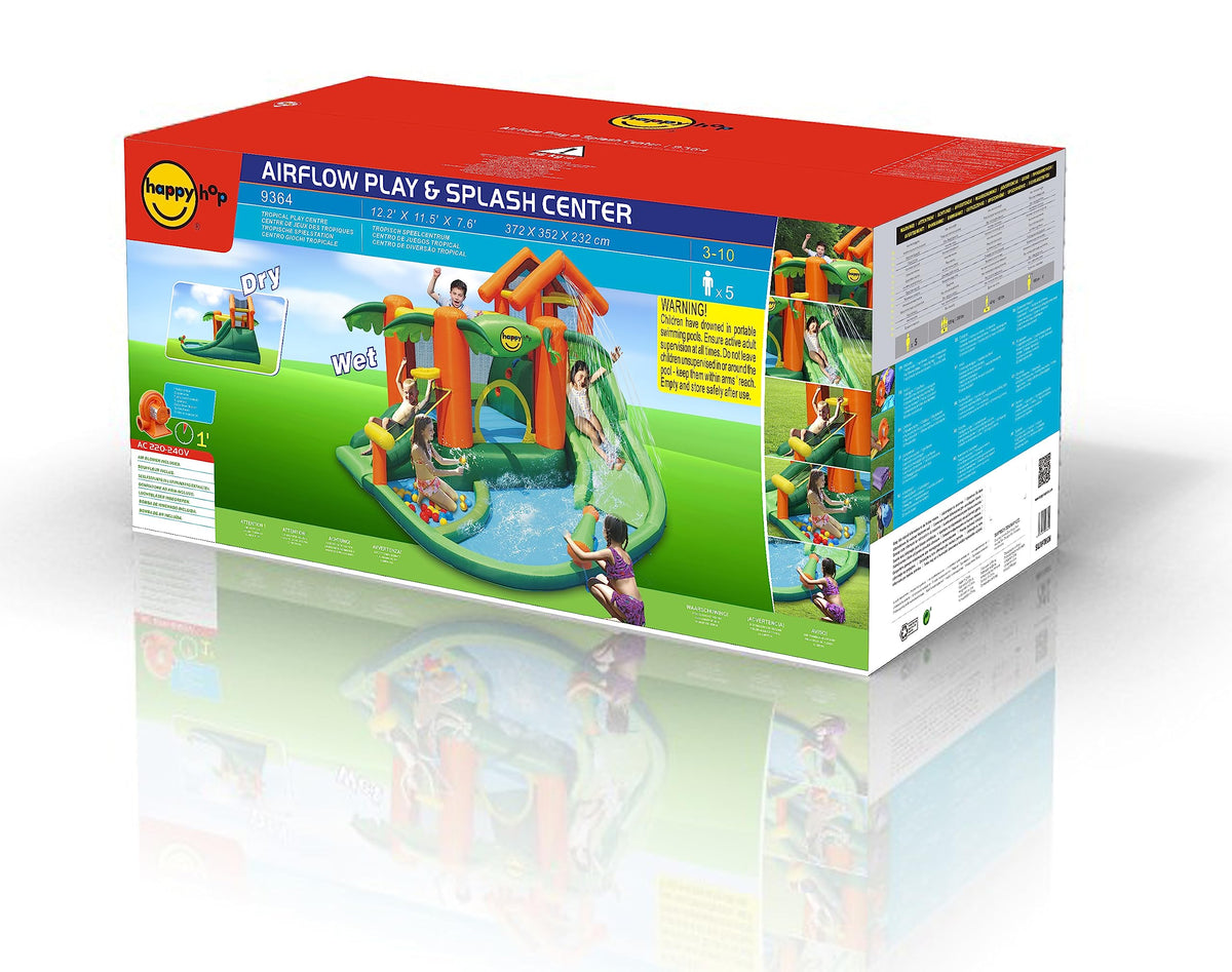Happy Hop Oasis 7-in-1 Inflatable Play Center