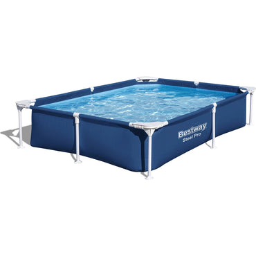 Bestway Steel Pro Pool (7'3" x 59" x 17"/2.21m x 1.50m x 43cm)