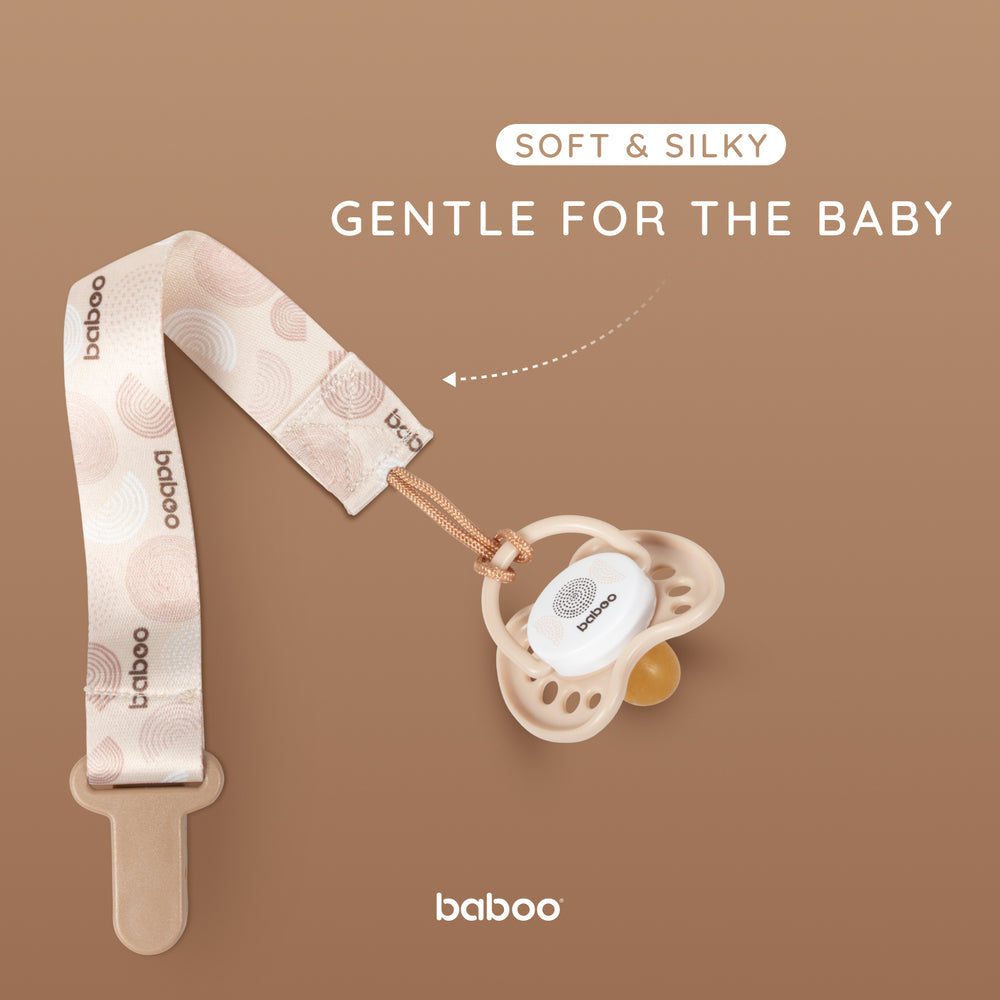 Baboo Baby Pacifier Clip (Au Naturale)