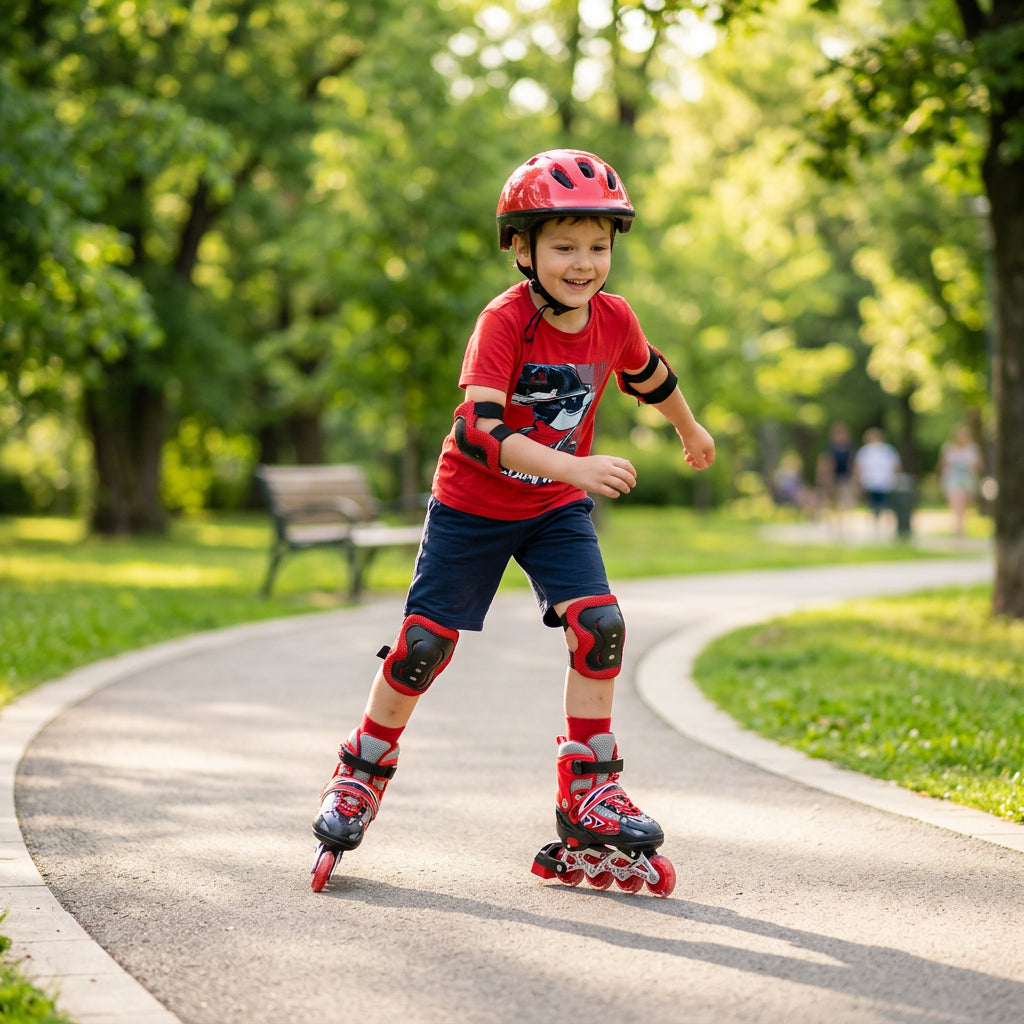 Ryder Inline Skates Red Size 31-34 (Small)
