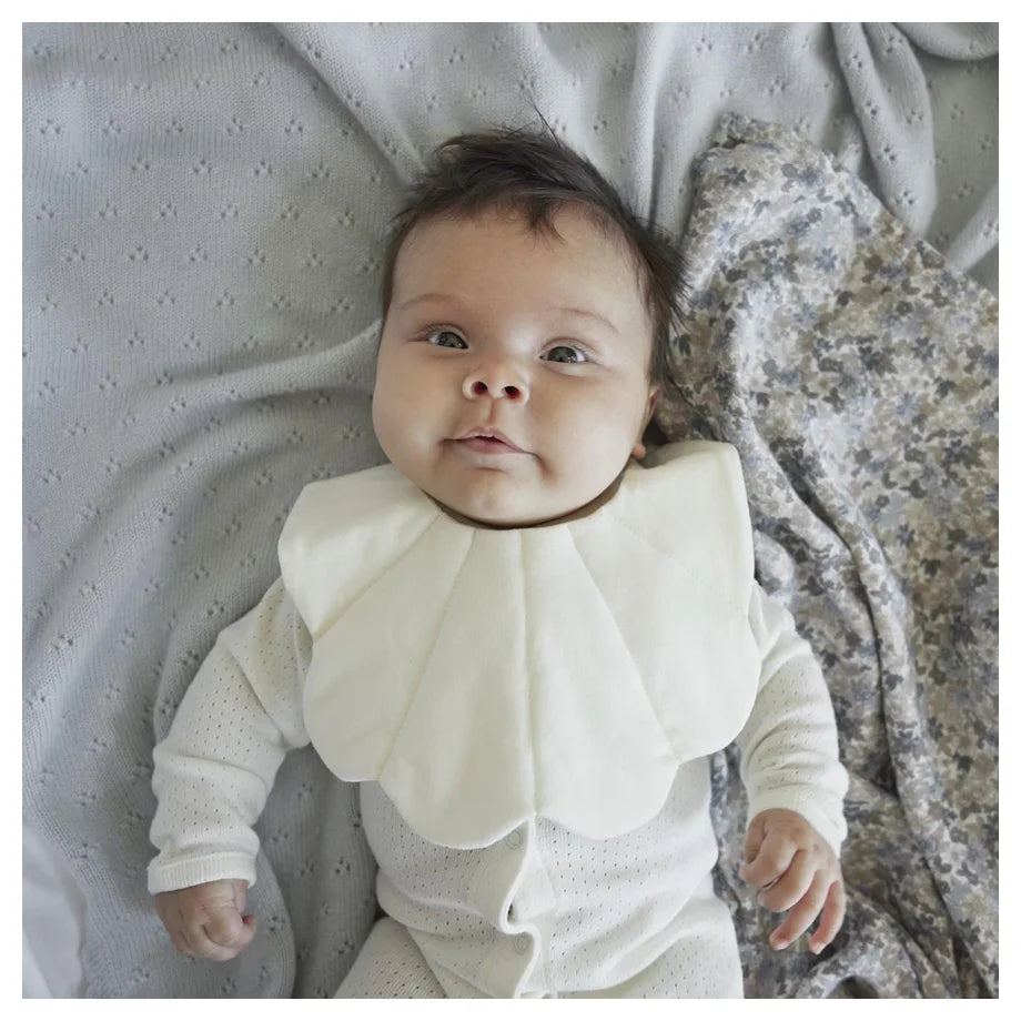 Elodie DryBib (Vanilla White)