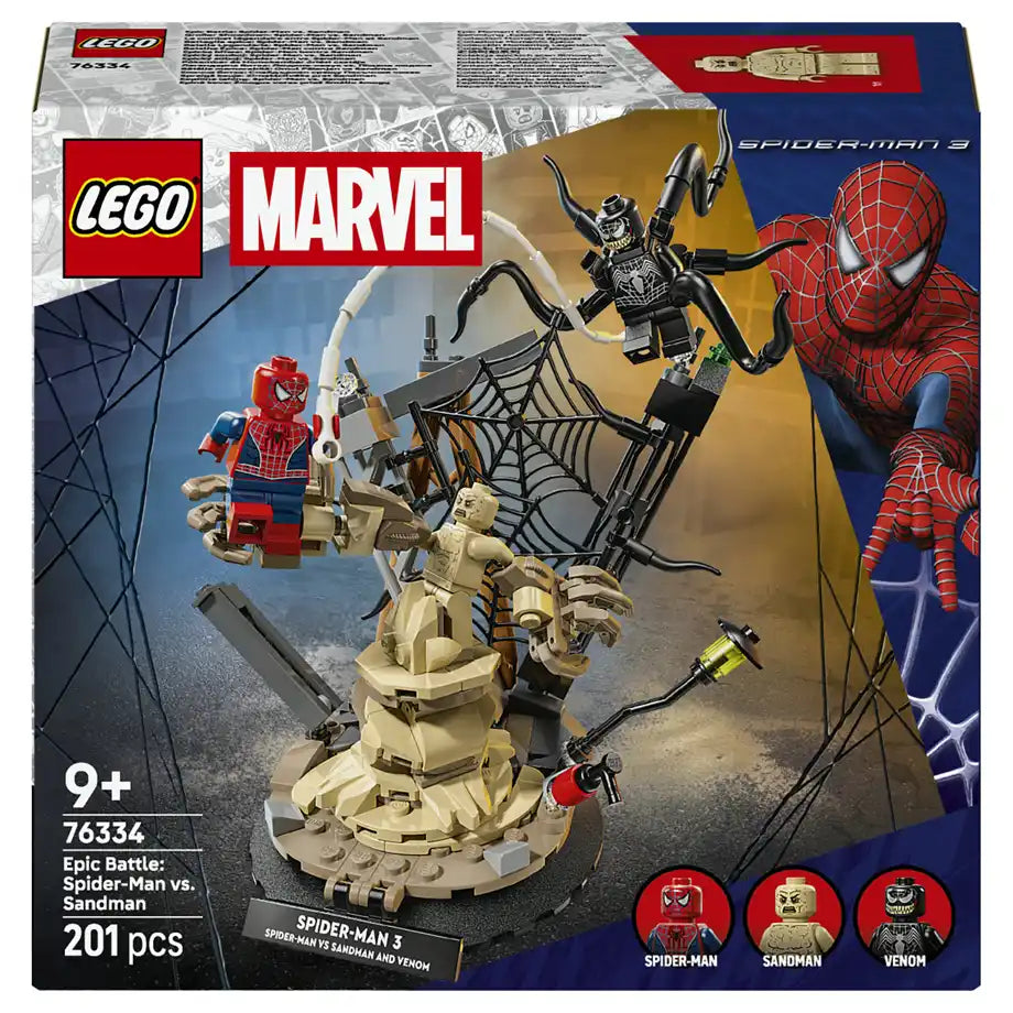 LEGO Marvel Epic Battle: Spider-Man vs. Sandman 76334 Building Toy Set (201 Pieces)