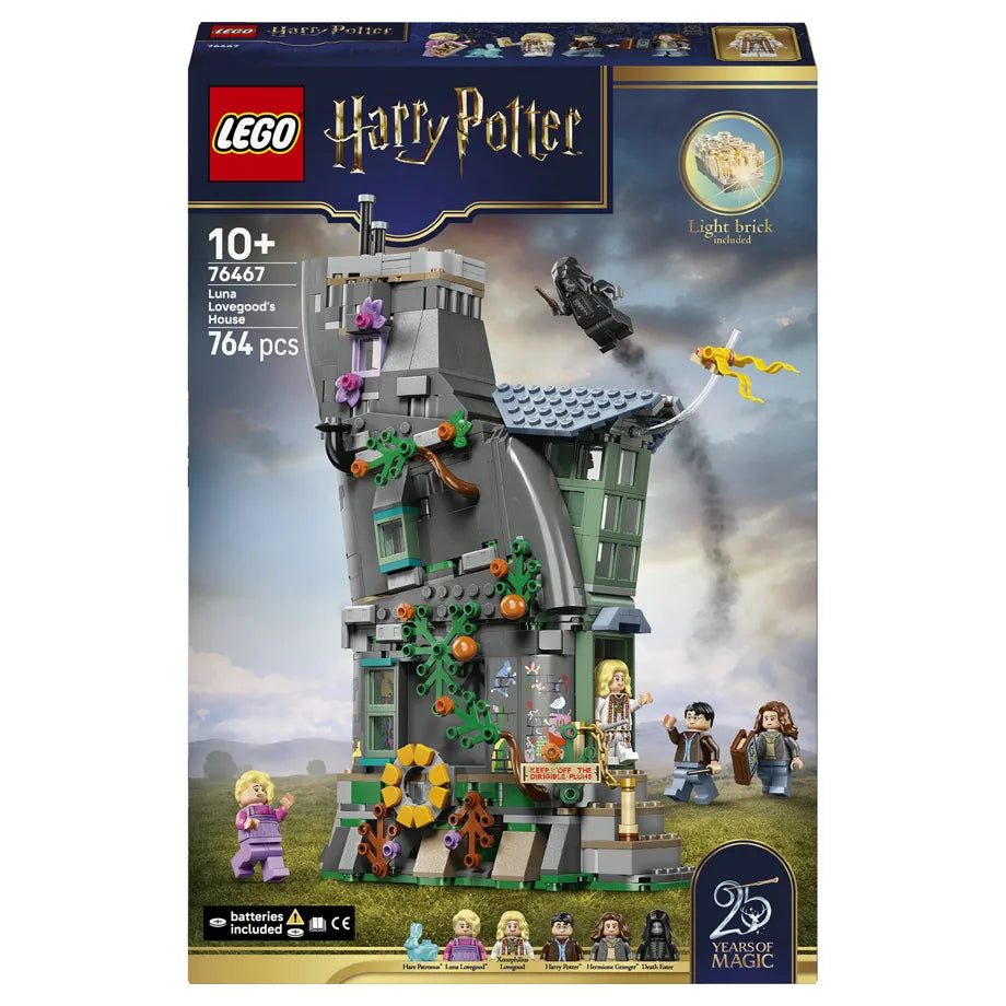 LEGO Harry Potter Luna Lovegood's House 76467 Building Toy Set (764 Pieces)