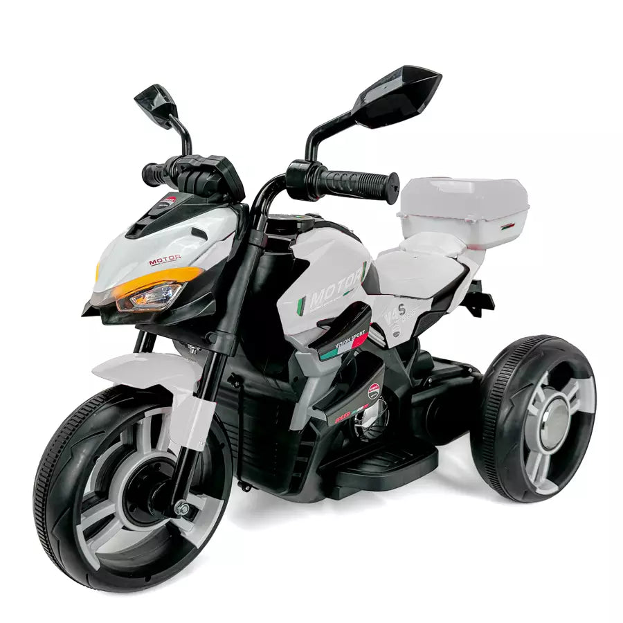 Speed V4S 3 Wheel Ride On Bike (White)