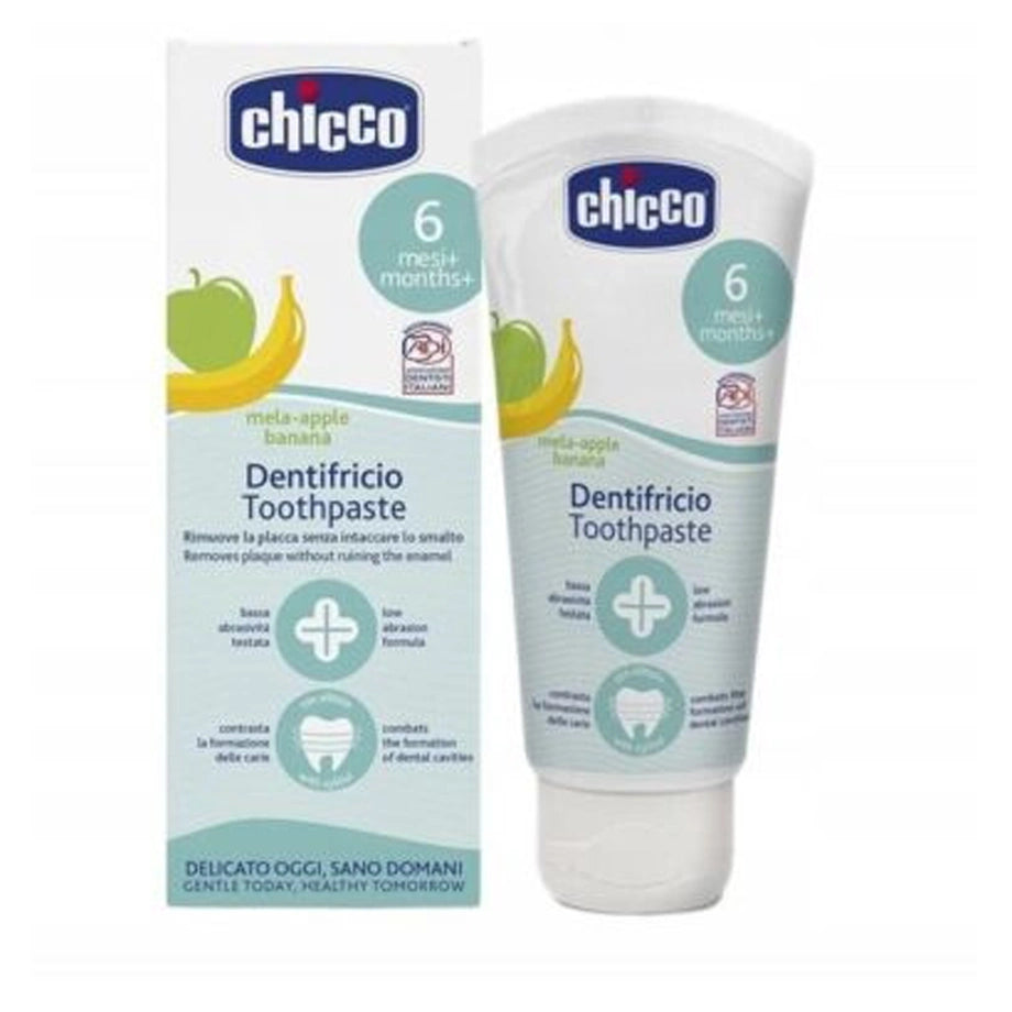 Chicco Toothpaste Apple-Banana 6-24M No Fluoride 50ML
