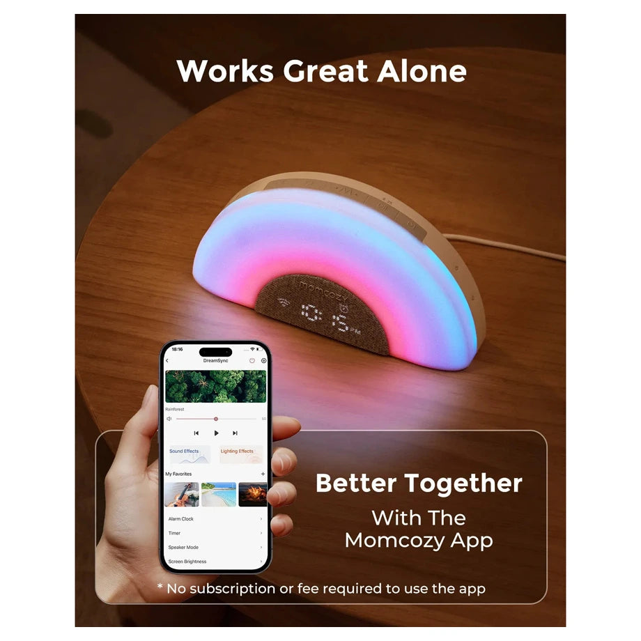 MomcozyDreamSync™ Smart Baby Sound Machine - App Control