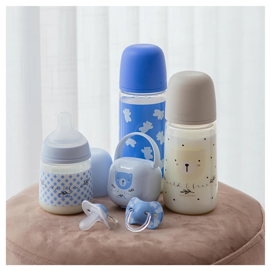 Suavinex Soother Holder Wild (Blue)