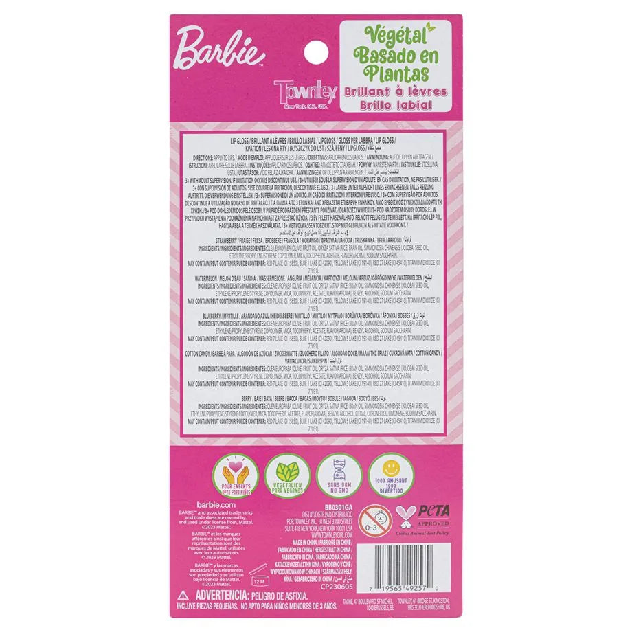 Townley Girl 5 Pk Lip Gloss Wands Plant Based