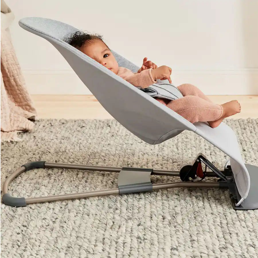 BabyBjörn Bouncer Bliss - 3D Jersey (Light Grey)