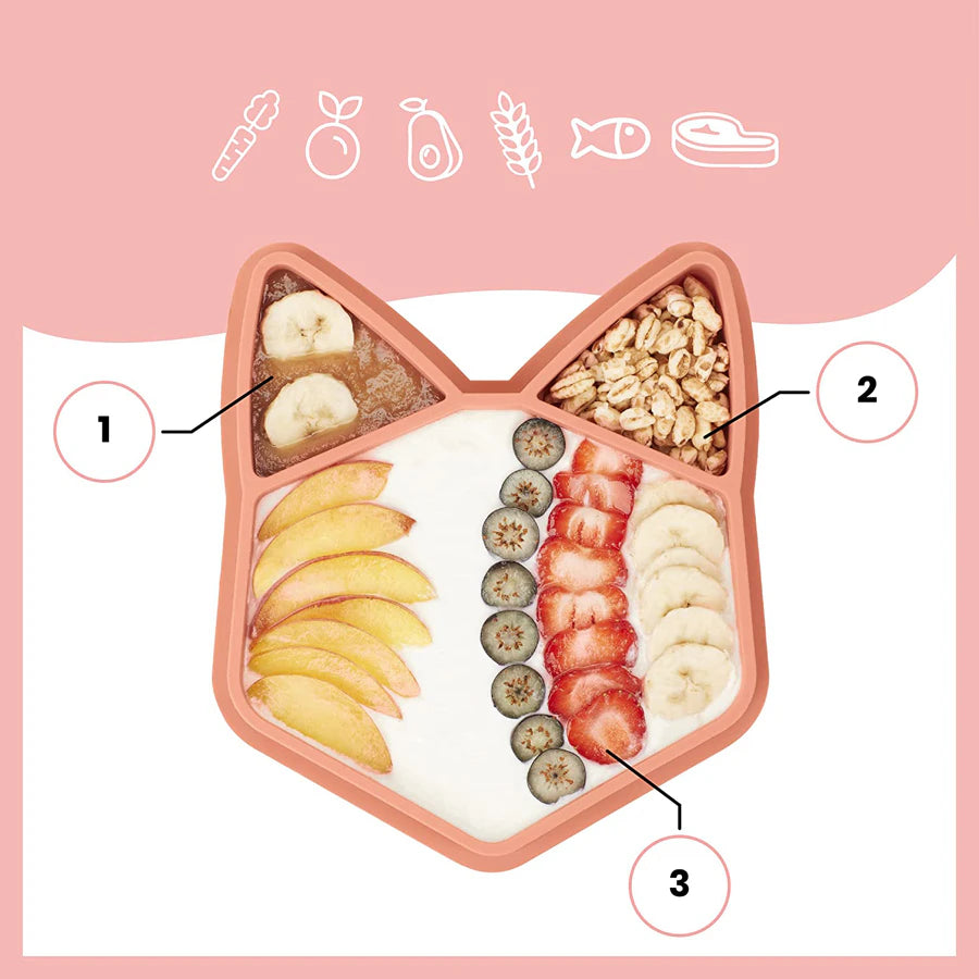 Babymoov Eats' ISY Silicone Suction Plate - Fox