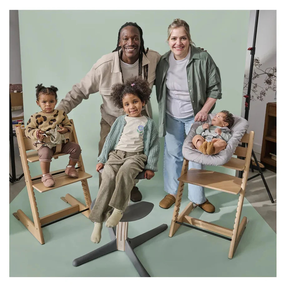 Stokke Tripp Trapp Chair + Baby & Newborn Set Bundle Natural